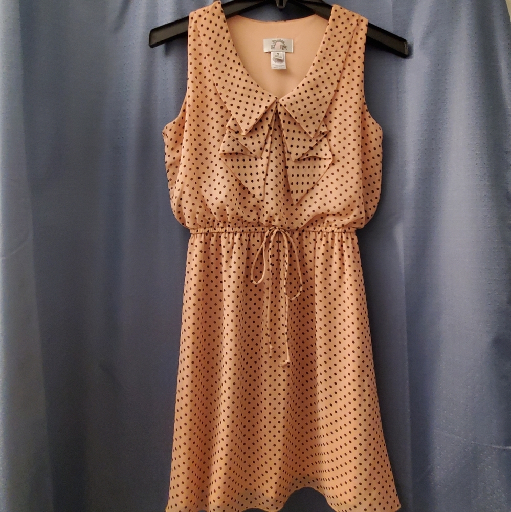 Pink Dress with Polka Dots 💗